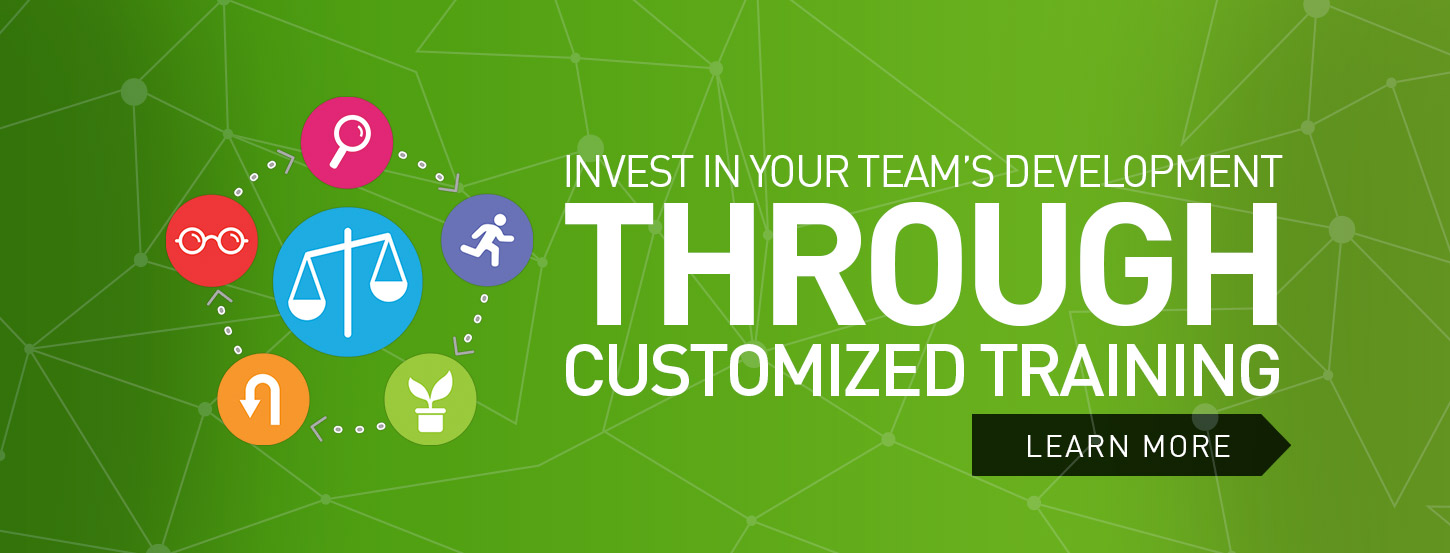Invest in your teams development through customized training